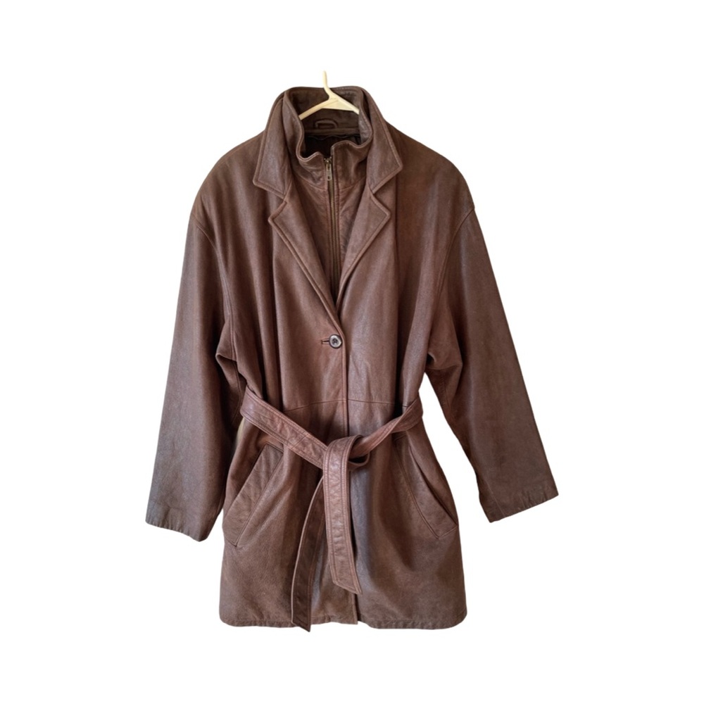 Y2K Vintage Wilsons Leather Adventure Bound Belted Jacket